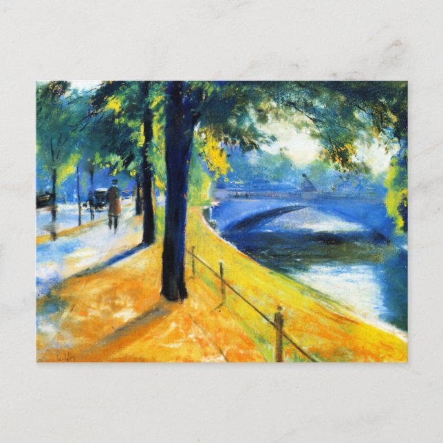 Cartão Postal Ury - Ponte sobre o Canal de Landwehr (Frente)