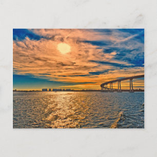Cartão Postal USA, CA, San Diego-Coronado Bay Bridge
