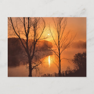 Cartão Postal USA, New England, Maine. Autumn Sunrise