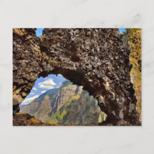 Cartão Postal USA, Oregon. Rock Of Ages Arch In Columbia River