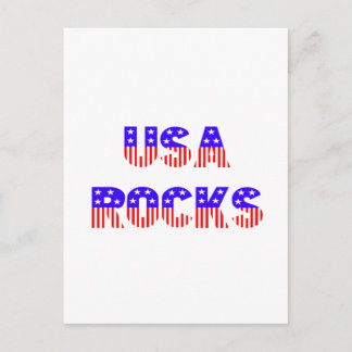 Cartão Postal USA Rocks