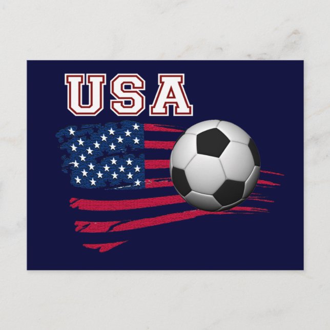 Cartão Postal USA Soccer (Frente)