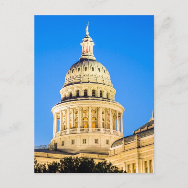 Cartão Postal USA, Texas, Austin. Capitol Building (1888) 2 (Frente)