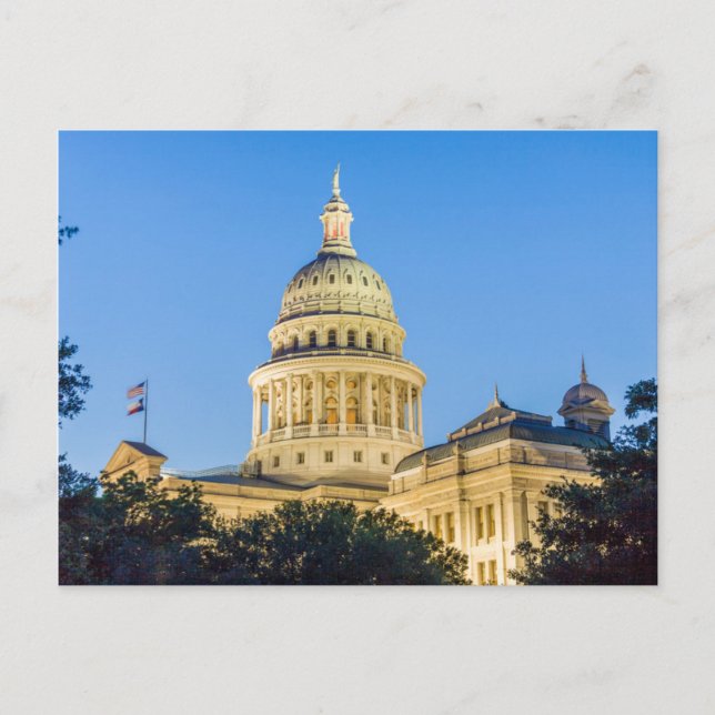 Cartão Postal USA, Texas, Austin. Capitol Building (1888) 3 (Frente)