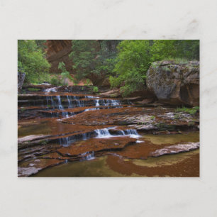 Cartão Postal USA, Utah, Zion National Park. Scenic from 4