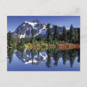 Cartão Postal USA, WA, Heather Meadows RA. Mount Shuksan at