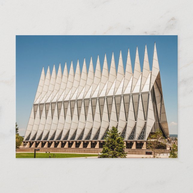Cartão Postal USAFA Chapel, Air Force Academy (Frente)