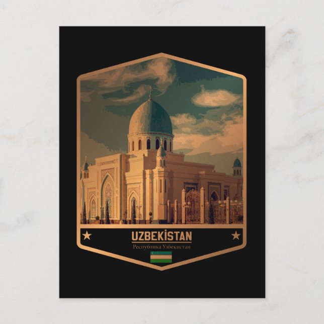 Cartão Postal Usbequistão (Frente)