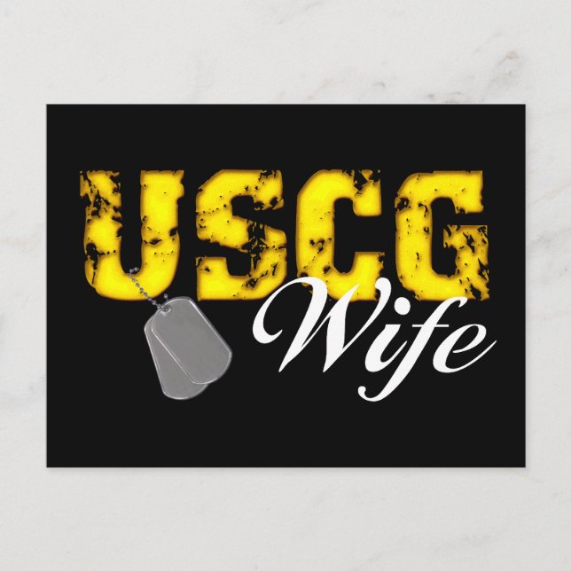 Cartão Postal uscg99wifeblk (Frente)