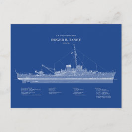 Cartão Postal USCG Roger B. Taney whec-37 – EUA