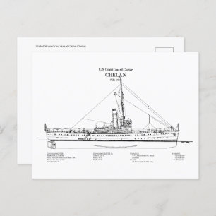 Cartão Postal USCGC Chelan - SBD