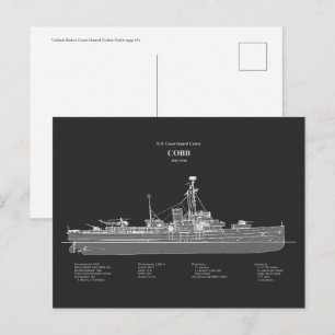 Cartão Postal USCGC Cobb wpg-181 – PD
