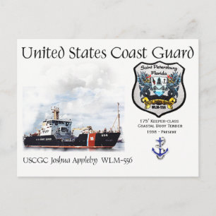Cartão Postal USCGC Joshua Appleby WLM-556 Coastal Buoy Tender