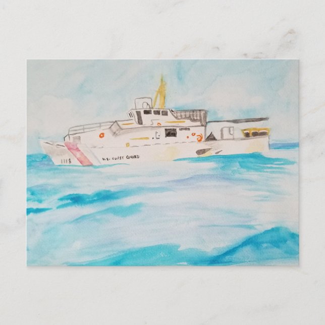 Cartão postal USCGC Tezanos (Frente)