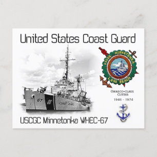 CARTÃO POSTAL USCGC WINNETONKA WHEC-67