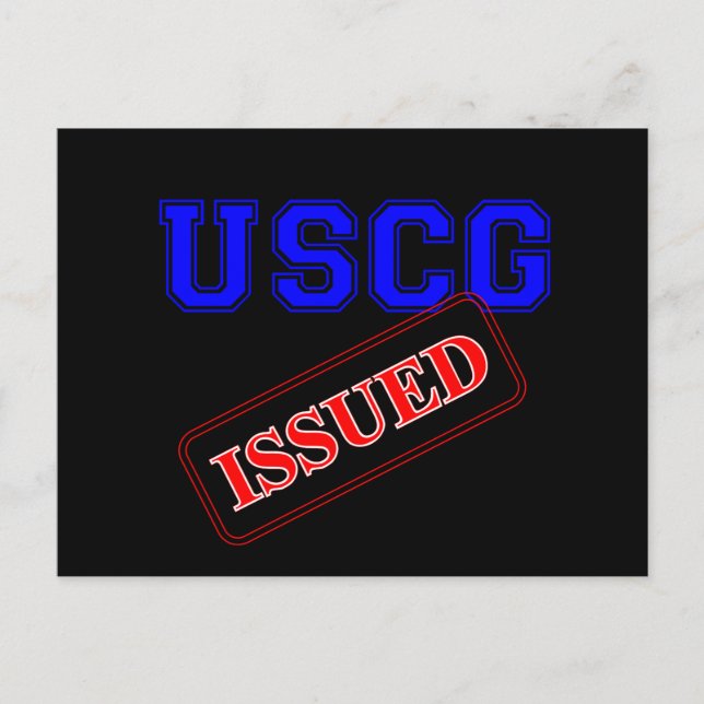 Cartão Postal uscgissuedblk (Frente)