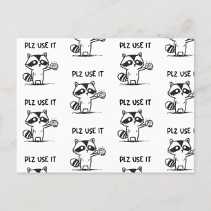 Cartão Postal Use-O - Sarcástico Racion Engraçado