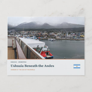 Cartão Postal Ushuaia Sob os Andes