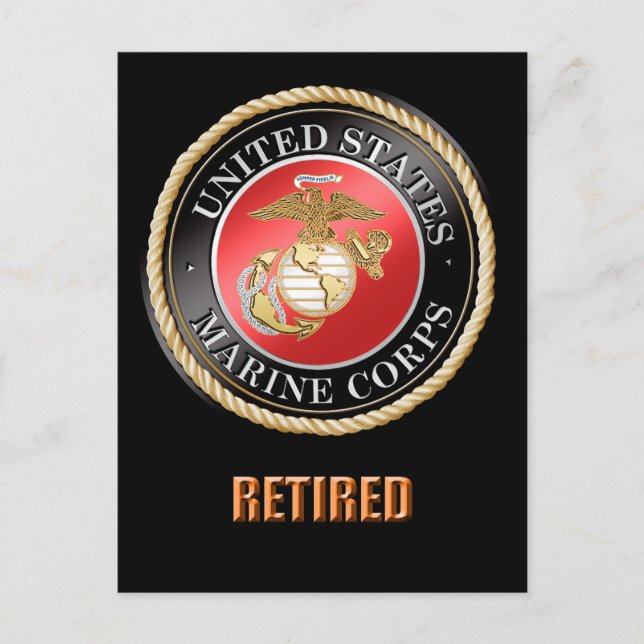 Cartão postal USMC (Frente)