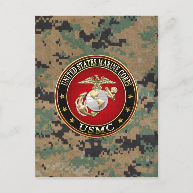 Cartão Postal USMC EGA [Edição Especial] [3D] (Frente)