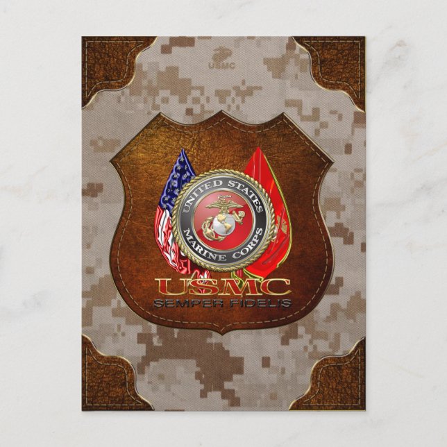 Cartão Postal USMC Semper Fi [Edição Especial] [3D] (Frente)