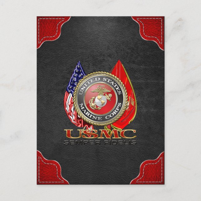 Cartão Postal USMC Semper Fi [Edição Especial] [3D] (Frente)
