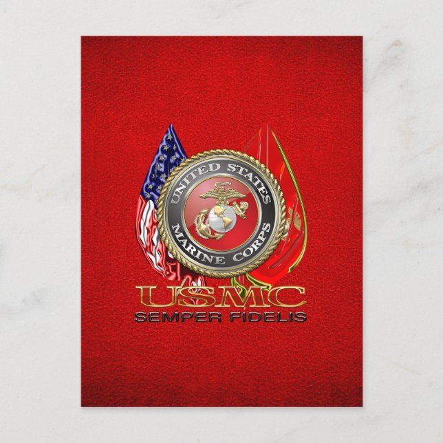 Cartão Postal USMC Semper Fi [Edição Especial] [3D] (Frente)