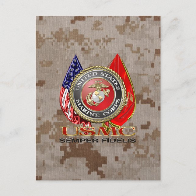 Cartão Postal USMC Semper Fi [Edição Especial] [3D] (Frente)