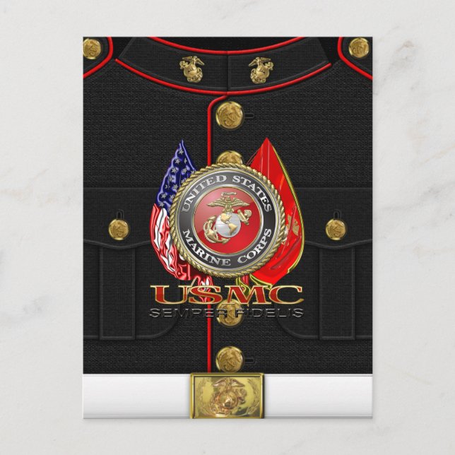 Cartão Postal USMC Semper Fi [Edição Especial] [3D] (Frente)