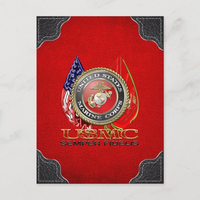 Cartão Postal USMC Semper Fi [Edição Especial] [3D] (Frente)