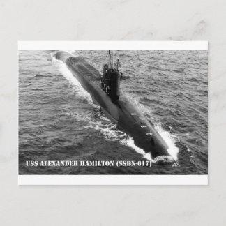 CARTÃO POSTAL USS ALEXANDER HAMILTON