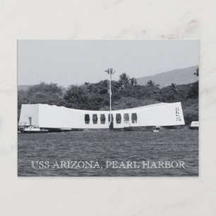 Cartão Postal USS Arizona Pearl Harbor