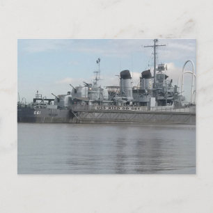 Cartão postal USS KIDD DD 661