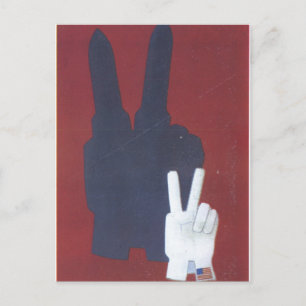 Cartão Postal USSR CCCP Guerra Fria União Soviética de Propaga