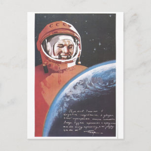 Cartão Postal USSR CCCP Guerra Fria União Soviética de Propaga