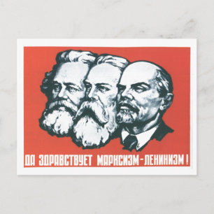 Cartão Postal USSR CCCP Guerra Fria União Soviética de Propaga