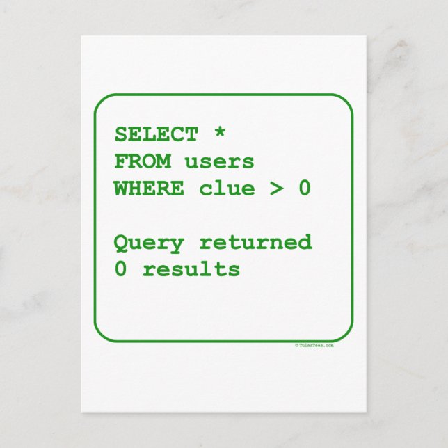Cartão Postal Usuários sem Agrupamento (Frente)