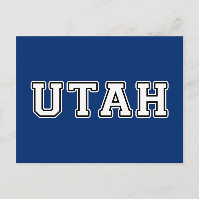 Cartão Postal Utah (Frente)