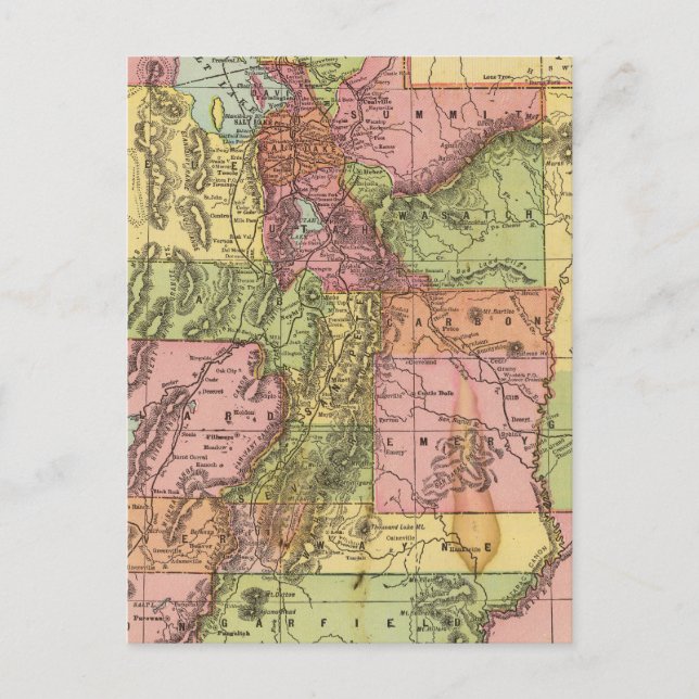 Cartão Postal Utah (Frente)