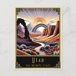 Cartão Postal Utah | Art Deco