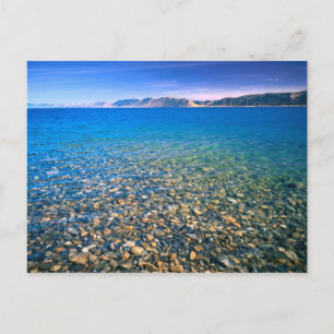 Cartão Postal UTAH. EUA. Água limpa do Lago Urso revela