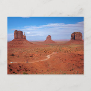 Cartão Postal Utah. Fronteira do Arizona, Nação Navajo, Monument