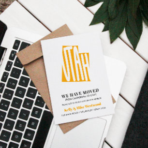 Cartão Postal UTAH Movimentamos novo endereço Novo Cartão-Post