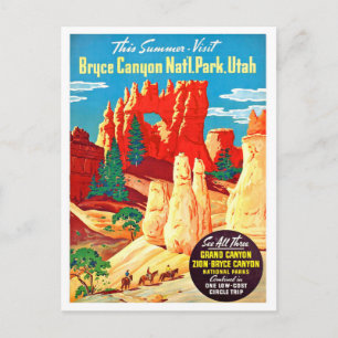 Cartão Postal Utah, parque nacional do canyon Bruce, viagem vint