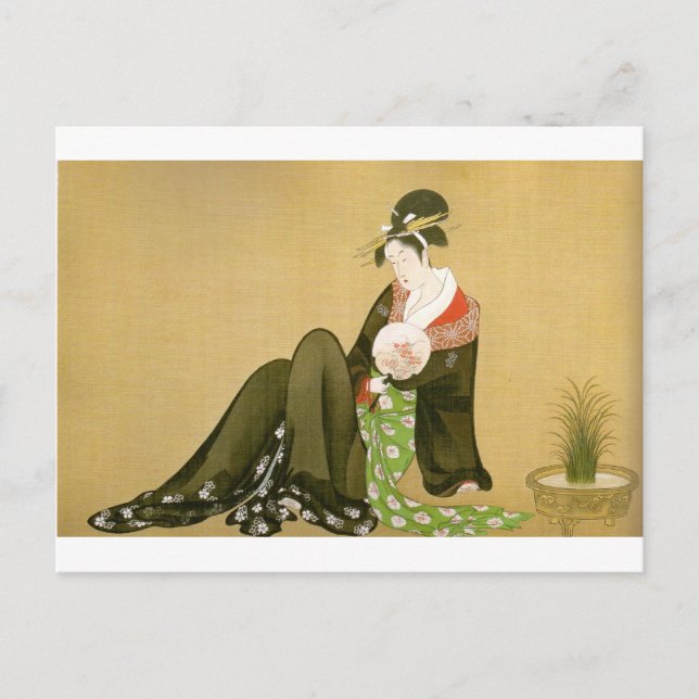Cartão Postal Utamaro - UKIYOE- (Frente)