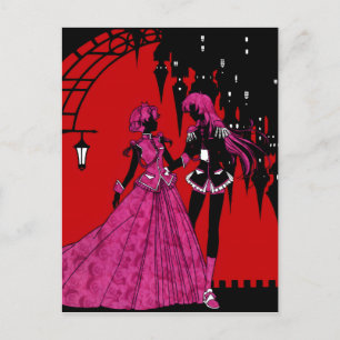 Cartão Postal Utena Revolucionária   Anthy & Utena