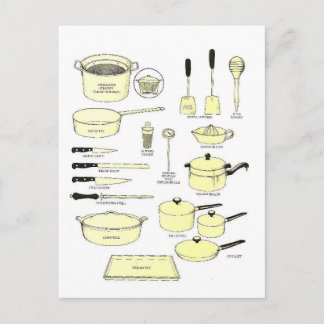 Cartão Postal Utensílios africanos