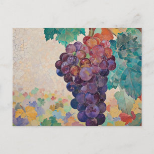 Cartão Postal Uvas
