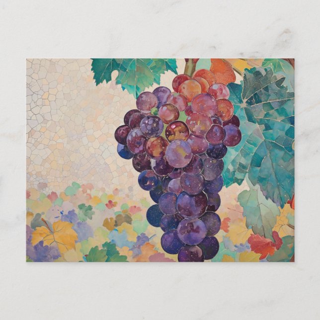 Cartão Postal Uvas (Frente)