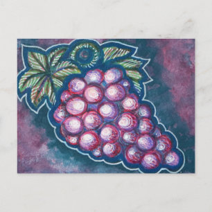 Cartão Postal Uvas